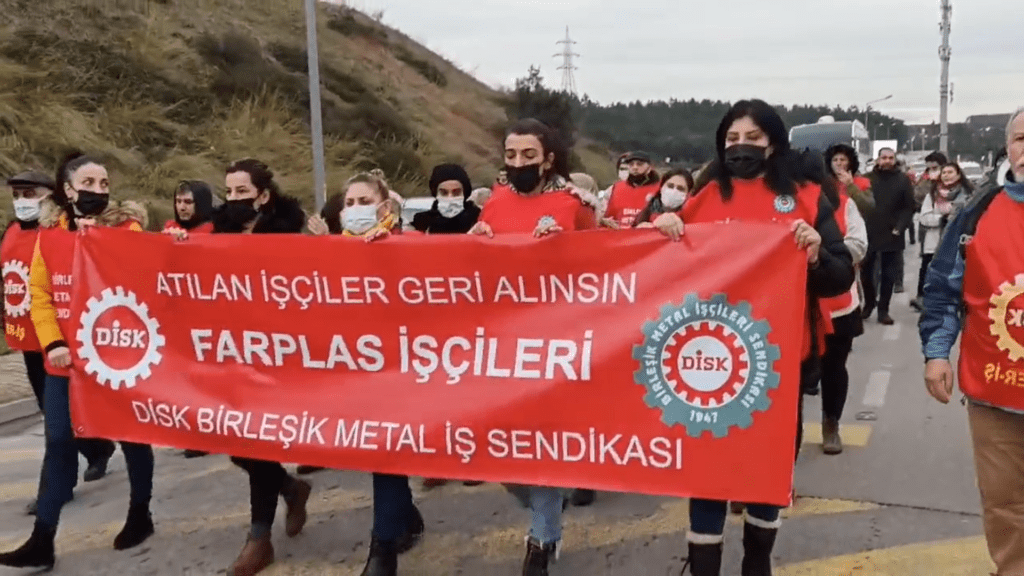 Farplas işçilerinin direnişi devam ediyor