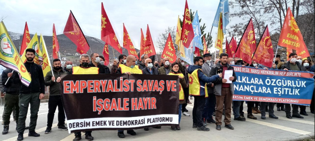 Dersim Emek ve Demokrasi Güçleri’nden zorunlu din dersi ve Ukrayna’nın emperyalist işgaline karşı açıklama