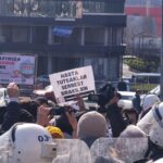 ATK önünde yapılmak istenen nöbete polis saldırdı, çok sayıda kişi gözaltına alındı