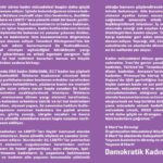 Demokratik Kadın Hareketi’nden 8 Mart açıklaması: ‘8 Mart’ta Direnişi Örgütleyelim Mücadeleyi Büyütelim’