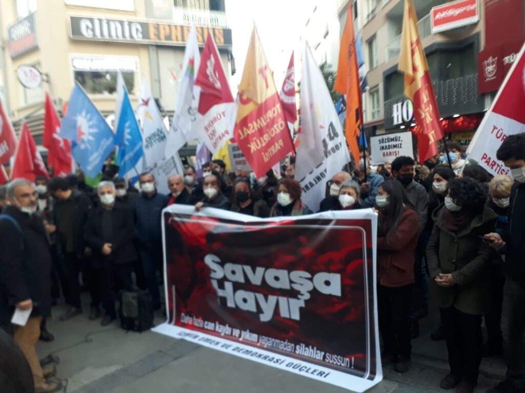 İzmir Emek ve Demokrasi Güçleri: Bu savaş sadece Ukrayna’yı değil, tüm dünya halklarını tehdit ediyor