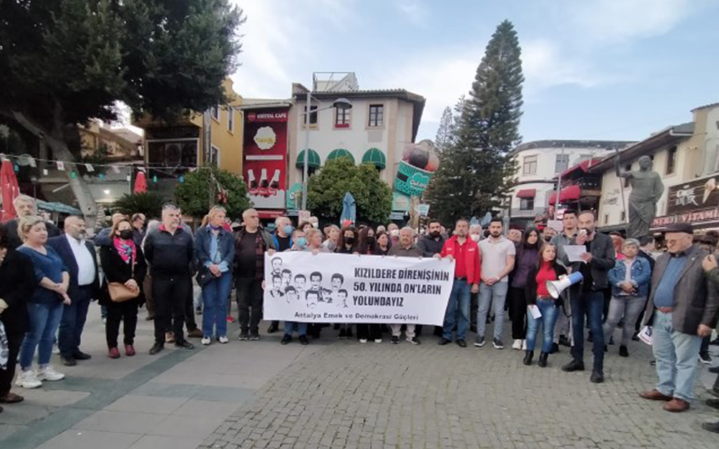 Antalya’da “Kızıldere anması” baskınları: 4 kişi gözaltına alındı