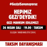 Taksim Dayanışması’ndan çağrı: 19.00’da buluşuyoruz