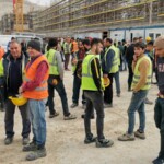 Akkuyu Nükleer Santrali inşaatında 3 aydır haklarını alamayan işçiler iş bıraktı