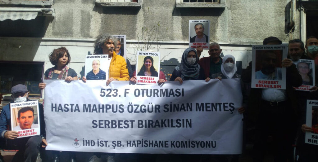 F Oturumu: Ağır hasta tutuklu Özgür Sinan Menteş serbest bırakılsın