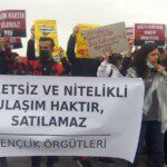 Gençlik örgütleri ulaşıma yapılan zammı protesto etti: Krizi biz yaratmadık, faturayı da biz ödemeyeceğiz