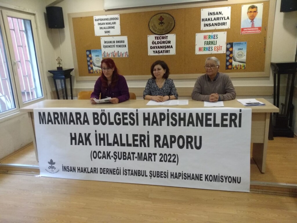 Marmara bölgesinde bulunan hapishanelerde 3 ayda 3 bin 608 hak ihlali yaşandı