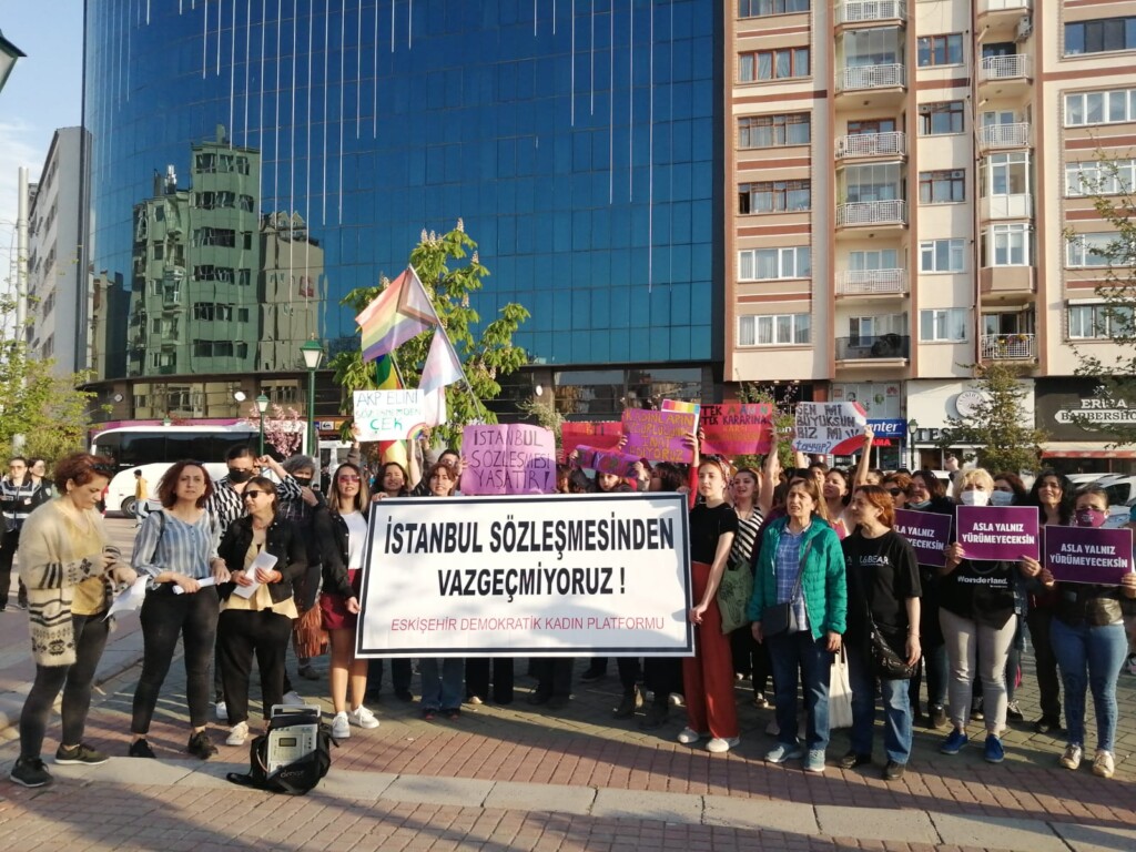 Eskişehir Demokratik Kadın Platformu: İstanbul Sözleşmesi’nden asla vazgeçmeyeceğiz!