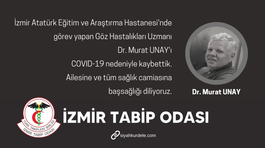Koronavirüs nedeniyle bir doktor daha yaşamını yitirdi