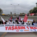 Ankara’da işçi ve emekçiler miting için alanda toplanmaya başladı