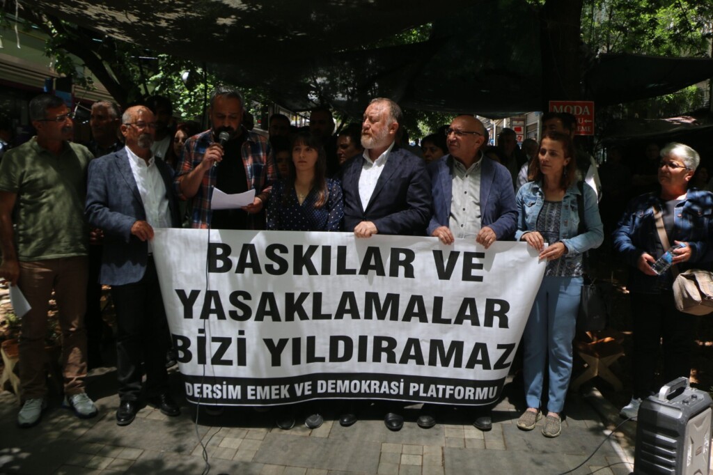 Dersim’de baskılar ve yasaklamalar protesto edildi