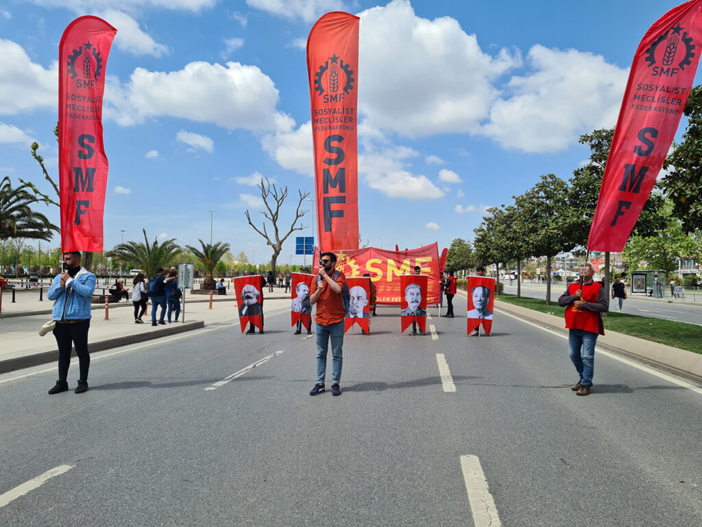 Sosyalist Meclisler Federasyonu birçok ilde 1 Mayıs’ı alanlarda karşıladı (Foto-Video Haber)