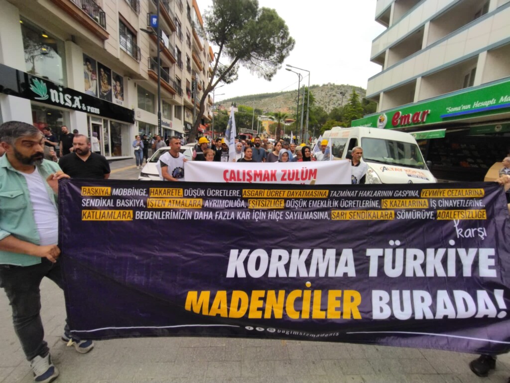 Soma Katliamı’nın 8’inci yılında yaşamını yitiren maden işçileri anıldı