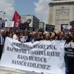 Basın örgütleri sansür yasasına karşı Ankara’da buluştu: Bu yasa tüm toplumun özgürlüklerine engeldir