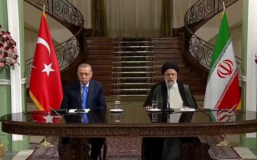 Erdoğan ve Reisi ortak basın toplantısı gerçekleştirdi