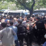TÜİK önünde enflasyon protestosu