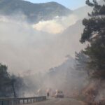 Datça’daki orman yangını devam ediyor