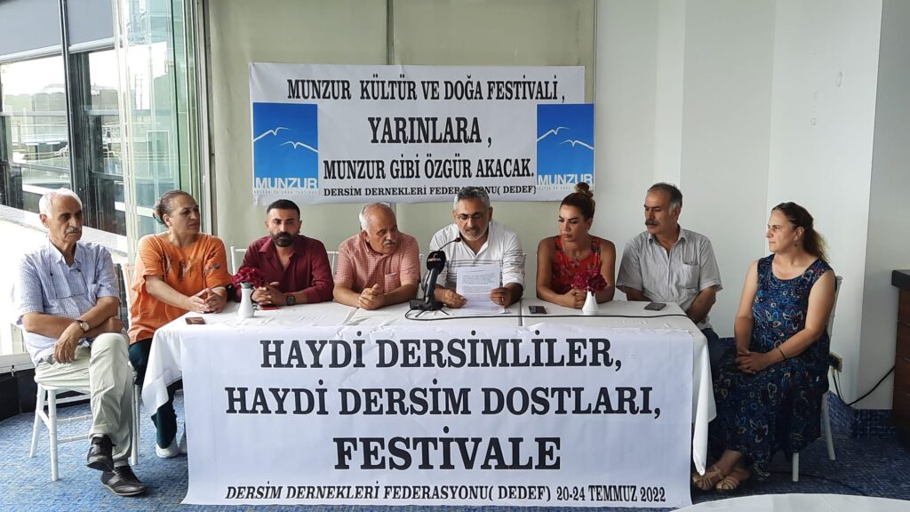 DEDEF’ten 22. Munzur Kültür ve Doğa Festivali’ne çağrı