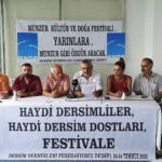 DEDEF’ten 22. Munzur Kültür ve Doğa Festivali’ne çağrı