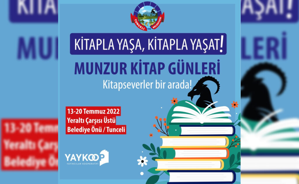Munzur Kitap Günleri başlıyor!