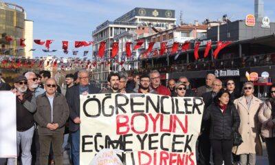 Aydın’da tutuklu öğrencilerin serbest bırakılması için eylem yapıldı