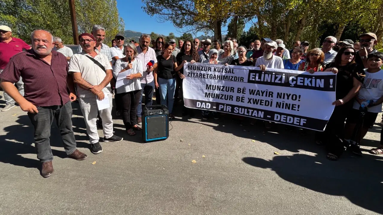 Munzur Gözeleri'nde mescit açılması protesto edildi