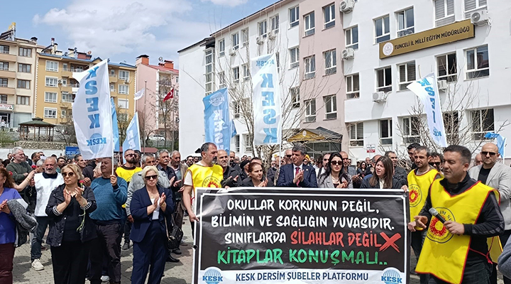 dersimde emekçilerden yürüyüş