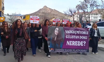 dersimde kadınlar gülistan için yürüdü