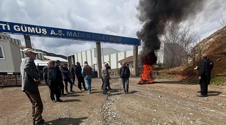 elazığda maden işçileri greve çıktı