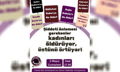 kadınlardan yürüyüş çağrısı