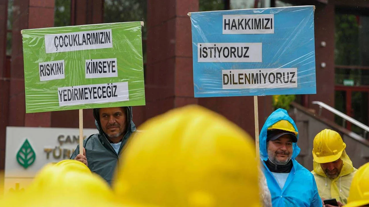 sozler tutulmadi doruk madencilik iscileri icisleri bakanligi onunde toplanacak