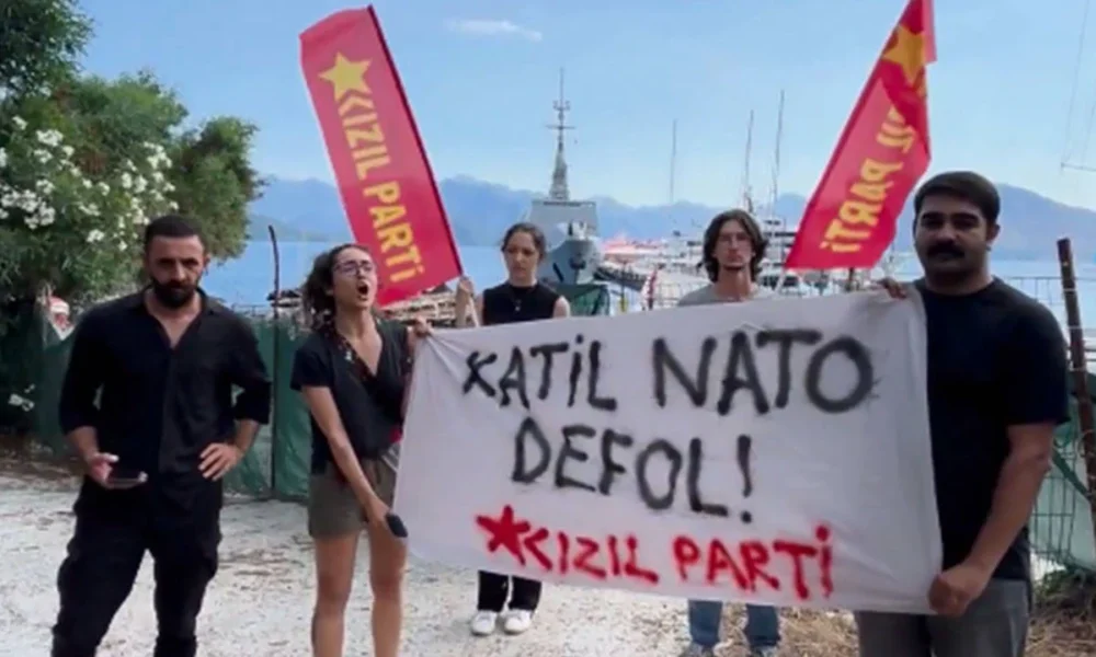muglada nato gemisine protesto 4 kizil parti uyesi gozaltina alindi 1
