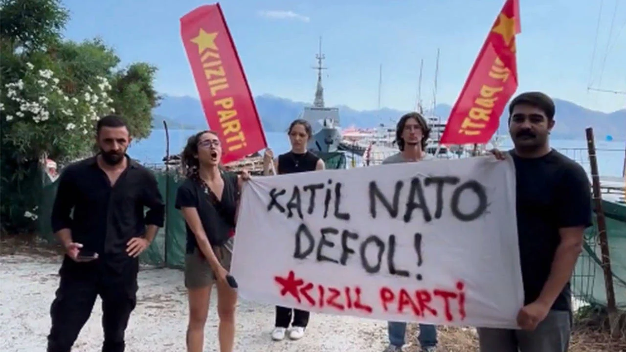 muglada nato gemisine protesto 4 kizil parti uyesi gozaltina alindi 1