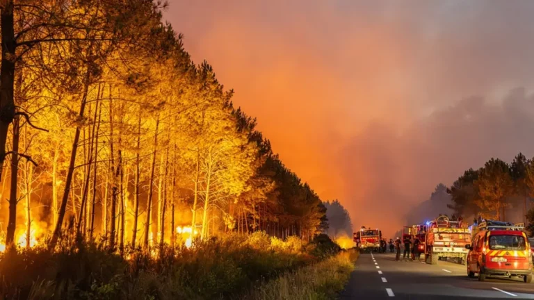 Fransa ve Ispanyada orman yanginlari buyuyor