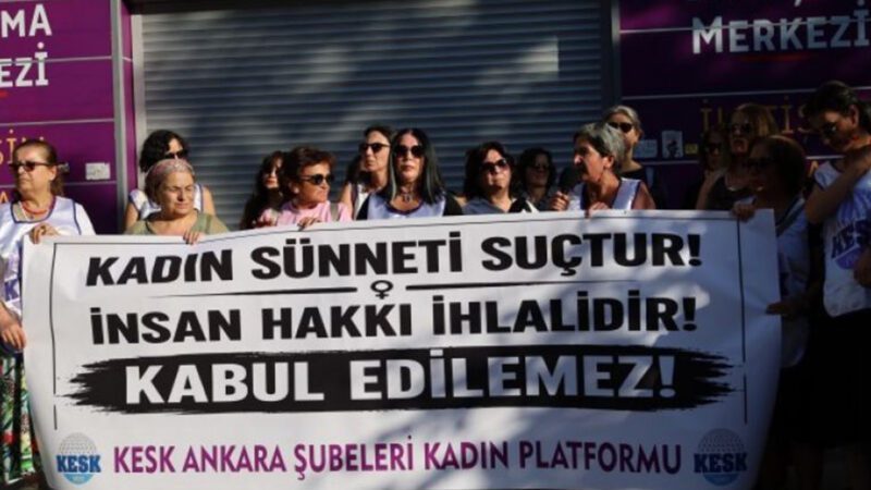 KESK Kadın Platformu’ndan “kadın sünneti” tepkisi