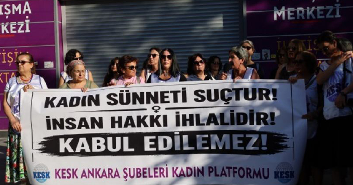 KESK Kadın Platformu’ndan “kadın sünneti” tepkisi